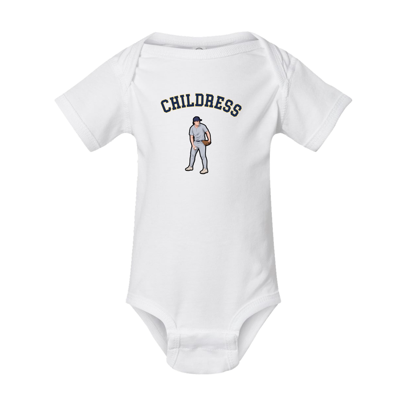 Baby Onesie — Shirsey Arch in White