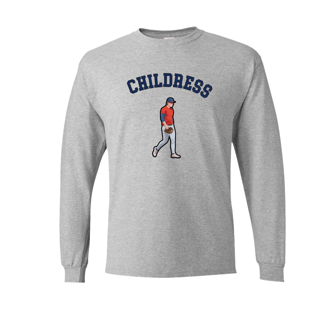 Long Sleeve Tee — Shirsey Arch in Grey