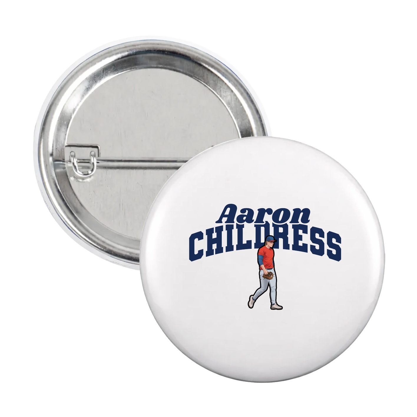 Game Day Button — Signature Arch in White
