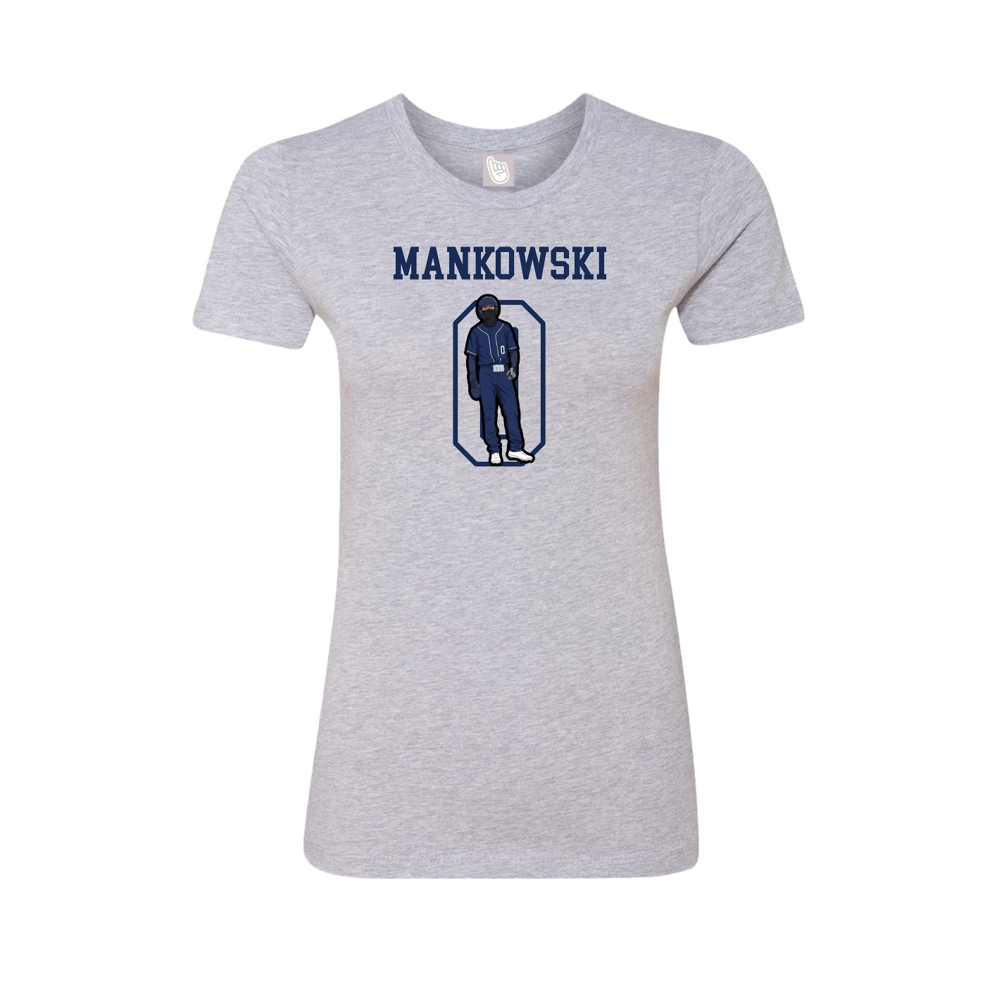 Fitted Women's Tee — Shirsey in Grey