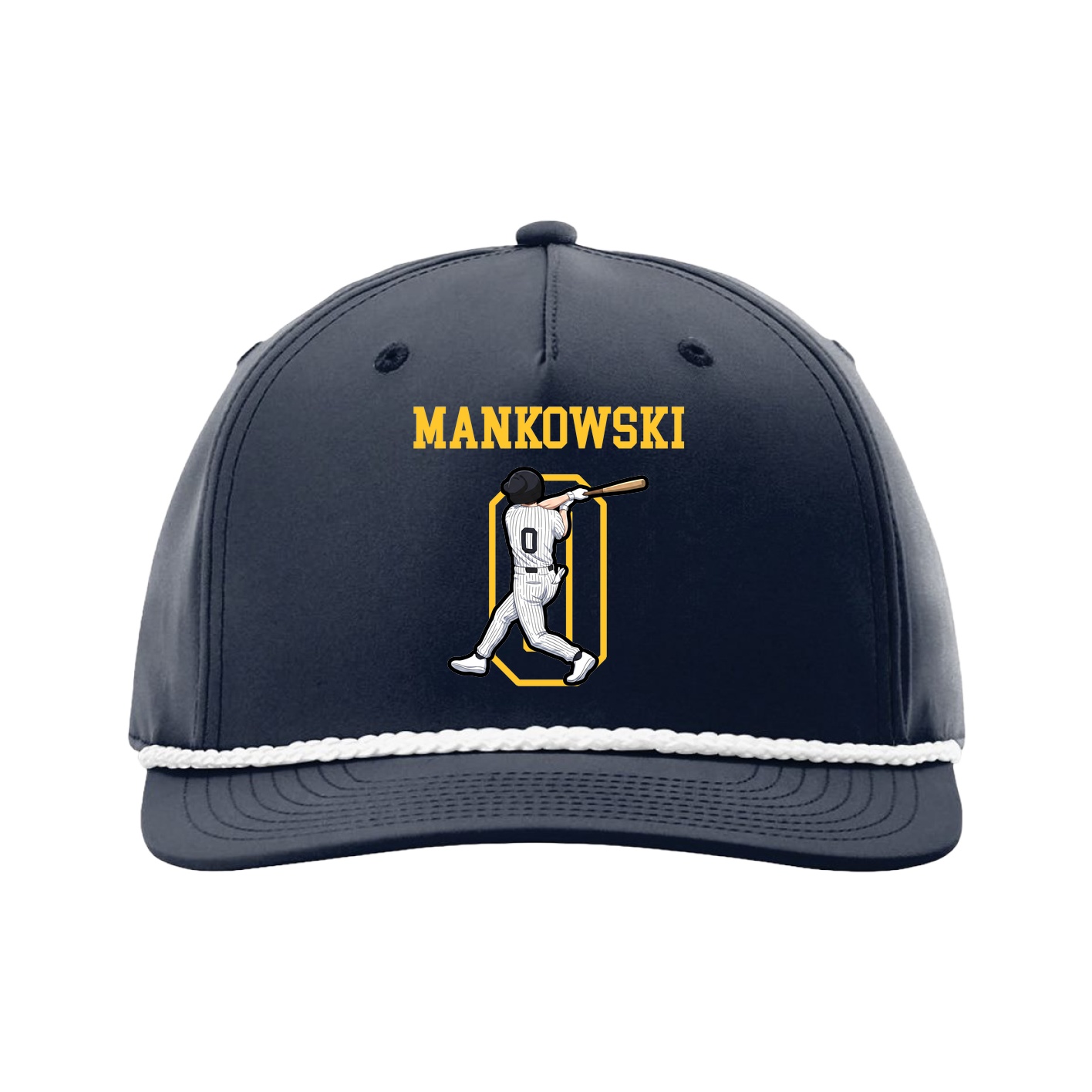 Five-Panel Classic Rope Cap — Shirsey in Navy