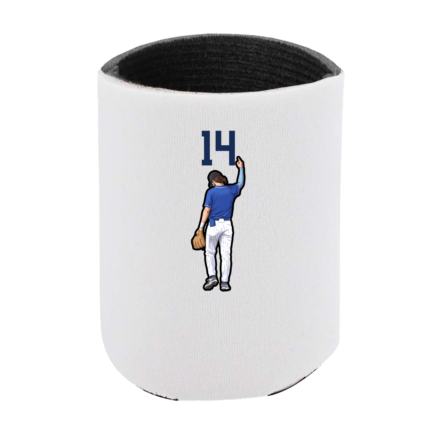 Can Holder — Number Top in White
