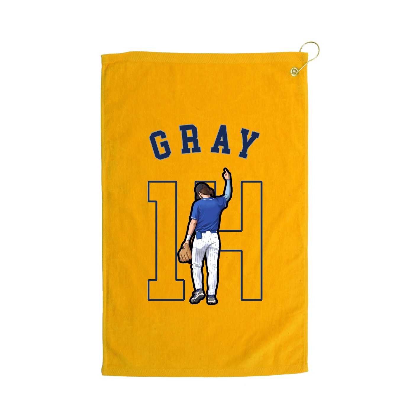 Golf Towel — Shirsey Arch in Gold