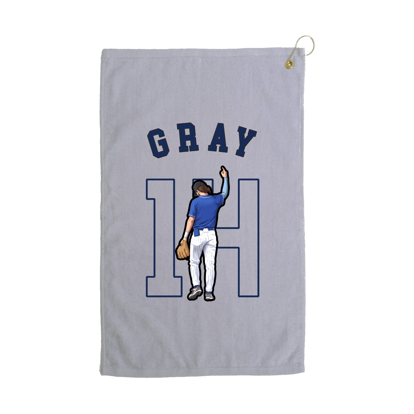 Golf Towel — Shirsey Arch in Grey