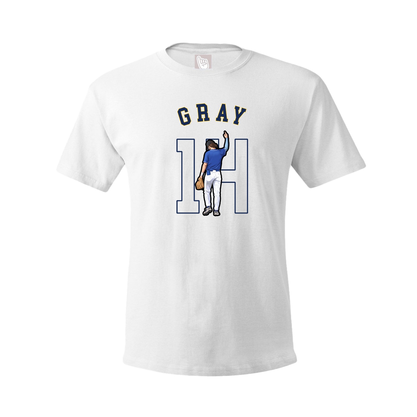 Youth Tee — Shirsey Arch in White