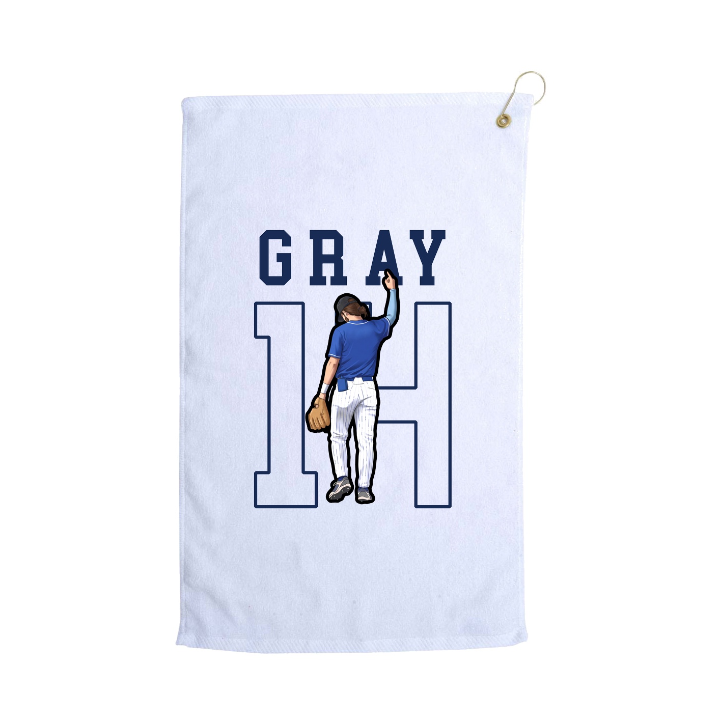 Golf Towel — Shirsey in White