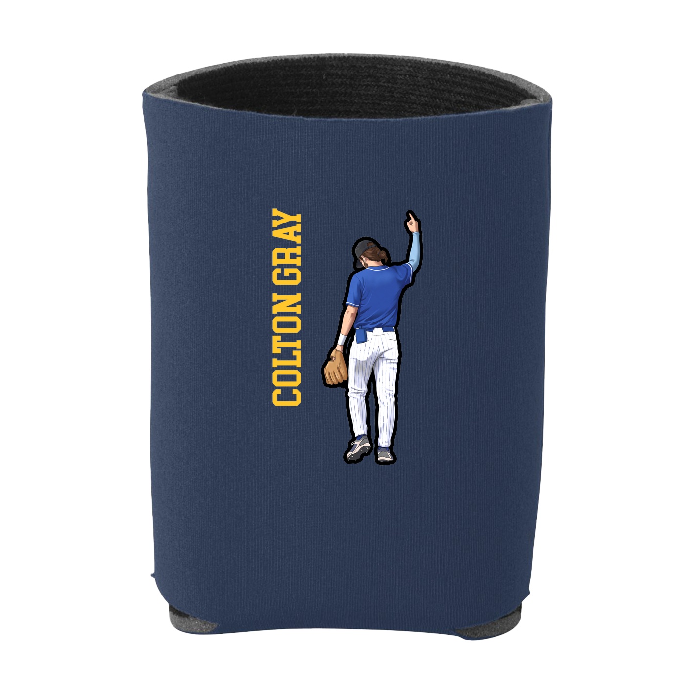 Can Holder — Name Vertical in Navy