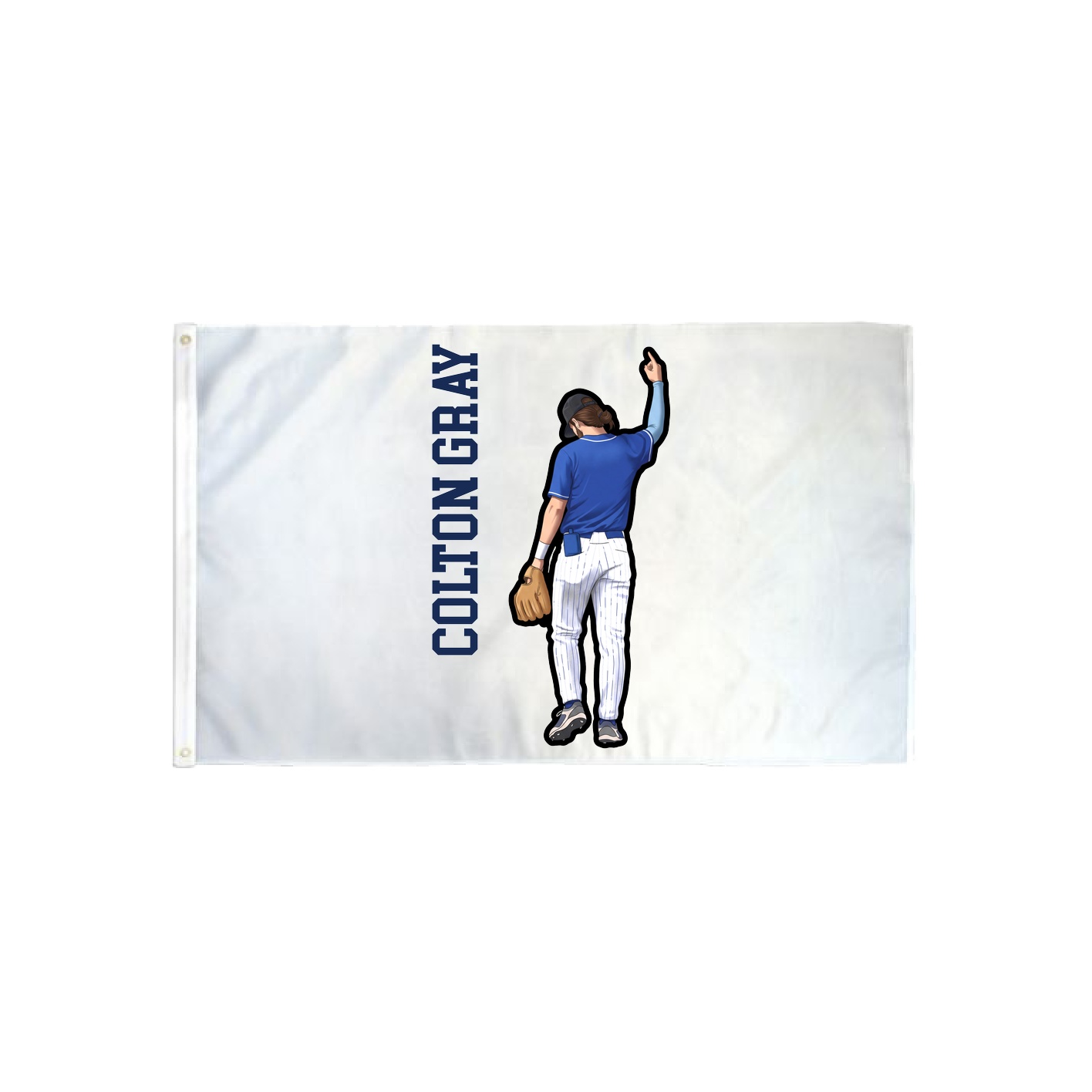 3x5 Flag — Name Vertical in Classic