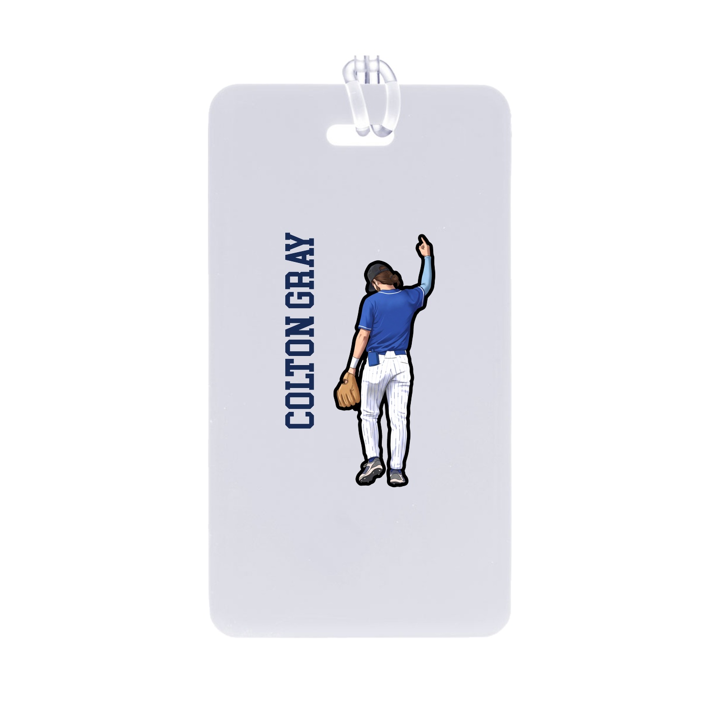 Bag Tag — Name Vertical in Classic