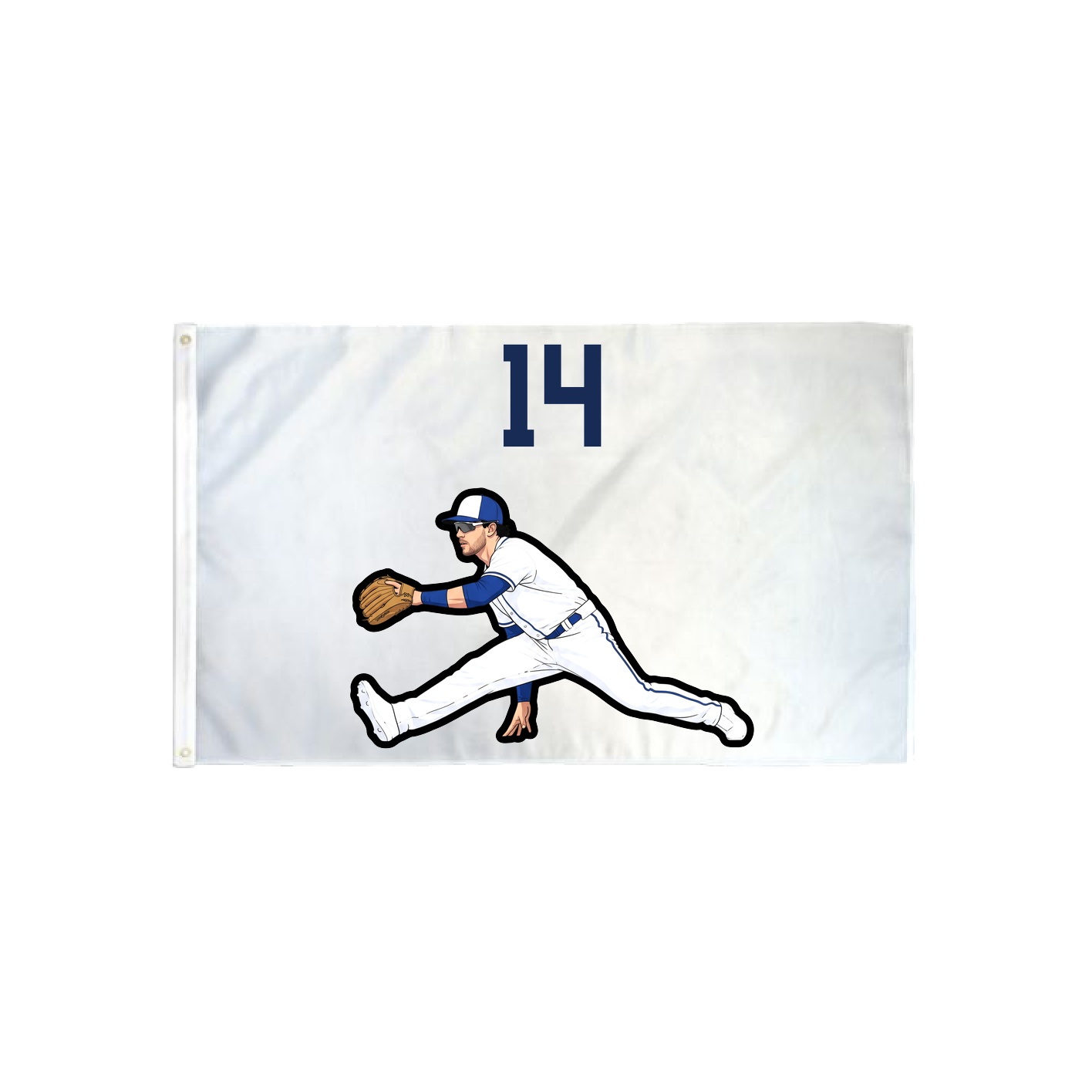 3x5 Flag — Number Top in Classic