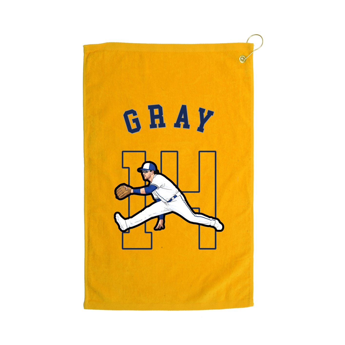 Golf Towel — Shirsey Arch in Gold