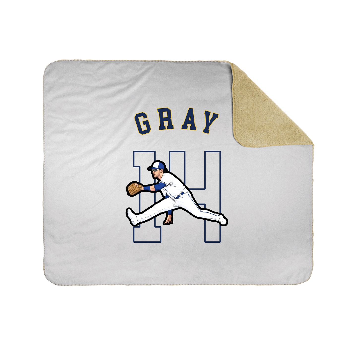 Throw Blanket — Shirsey Arch in White