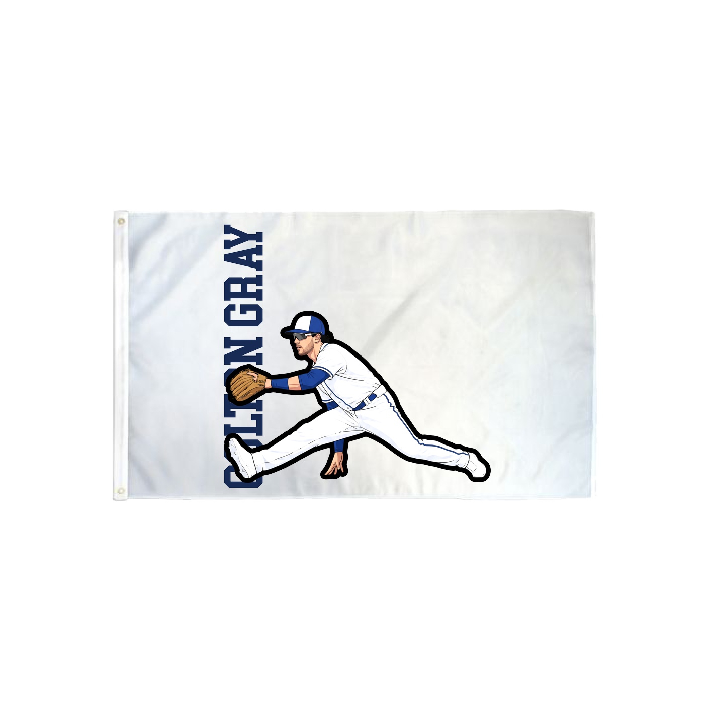 3x5 Flag — Name Vertical in Classic