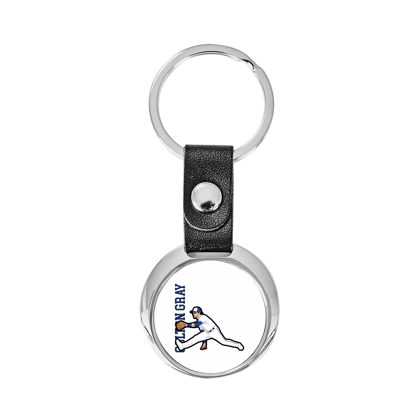 Key Chain — Name Vertical in Classic