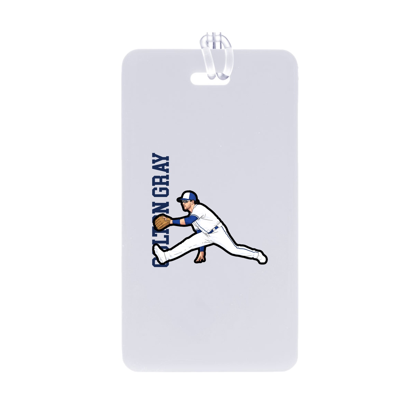 Bag Tag — Name Vertical in Classic