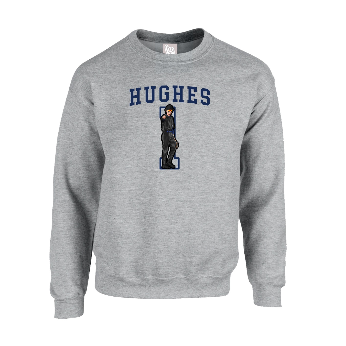 Fleece Crew — Shirsey in Grey