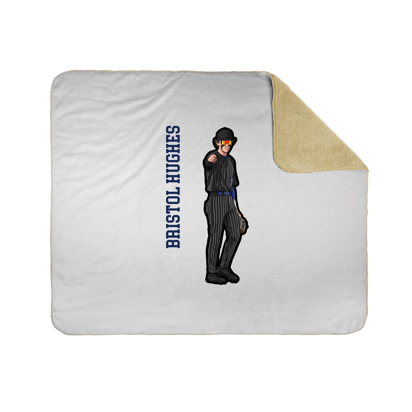 50x60 Sherpa Lined Throw Blanket