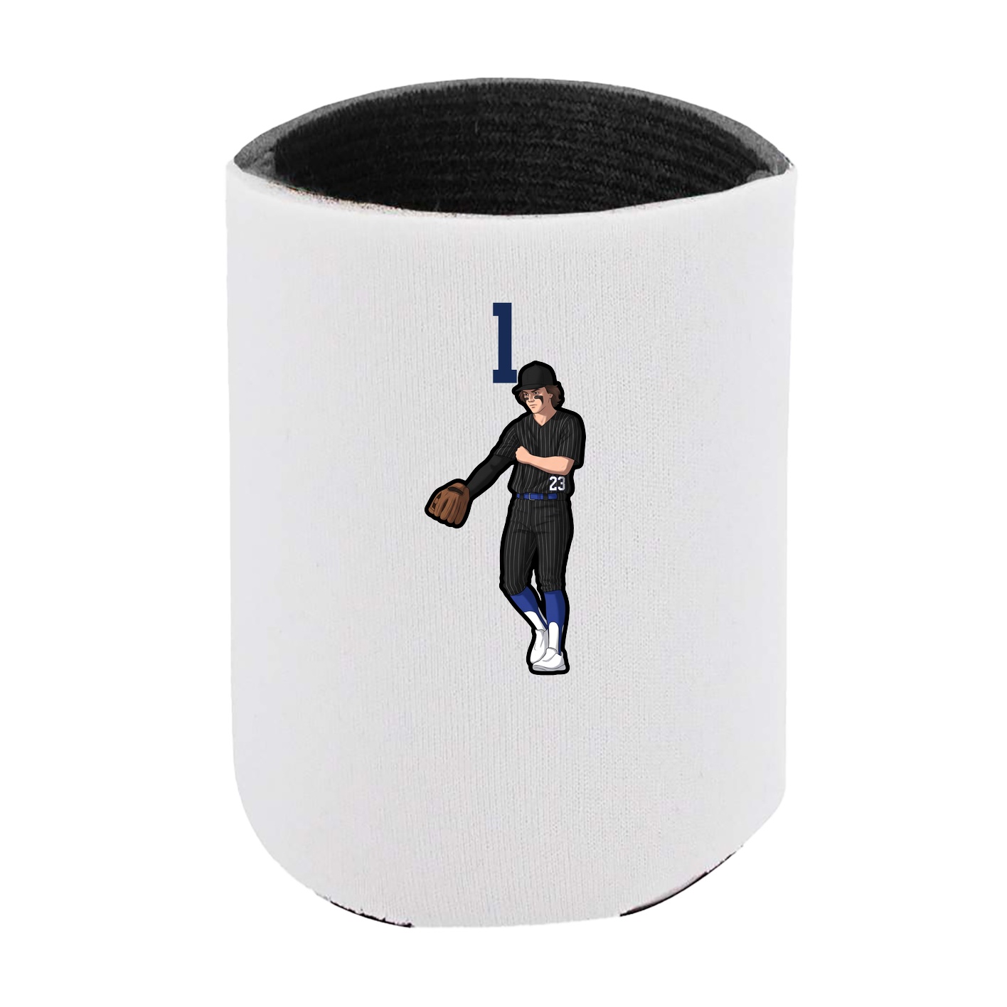 Can Holder — Number Top in White