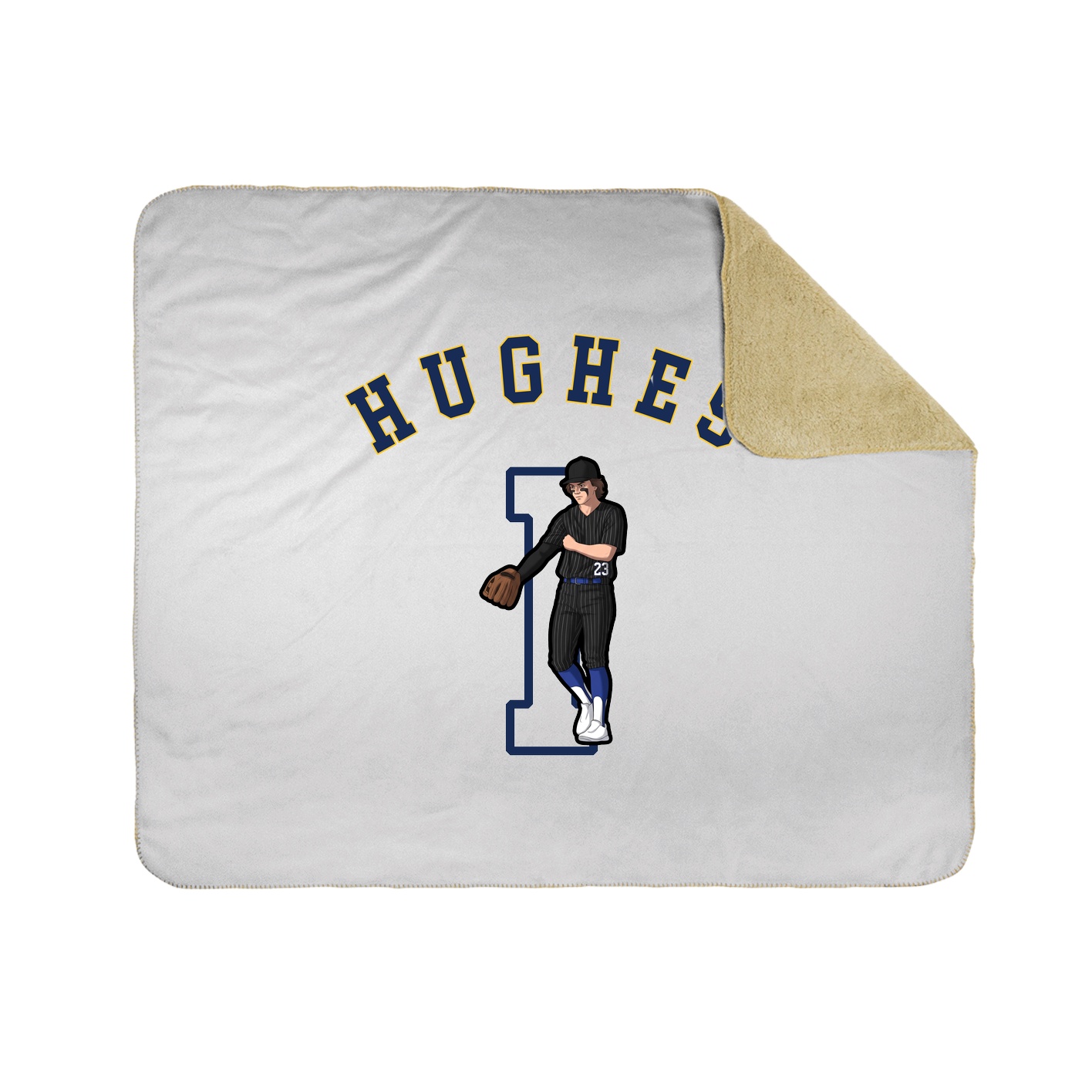 50x60 Sherpa Lined Throw Blanket