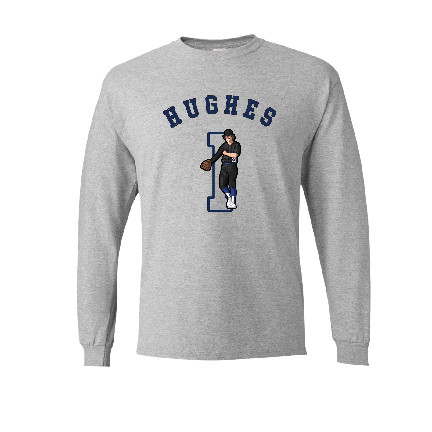 Long Sleeve Tee — Shirsey Arch in Grey