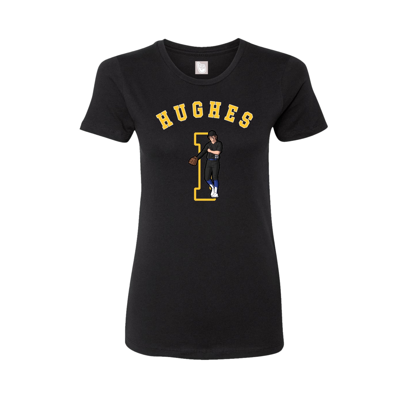 Womens Tee — Shirsey Arch in Black