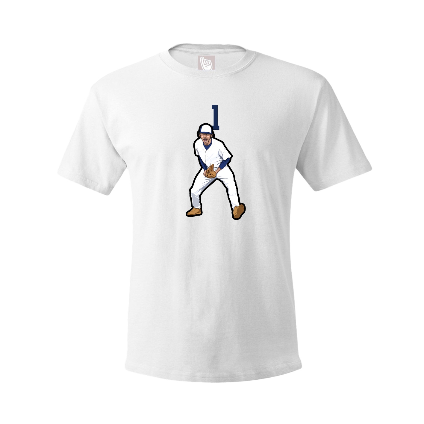 Tee — Number Top in White