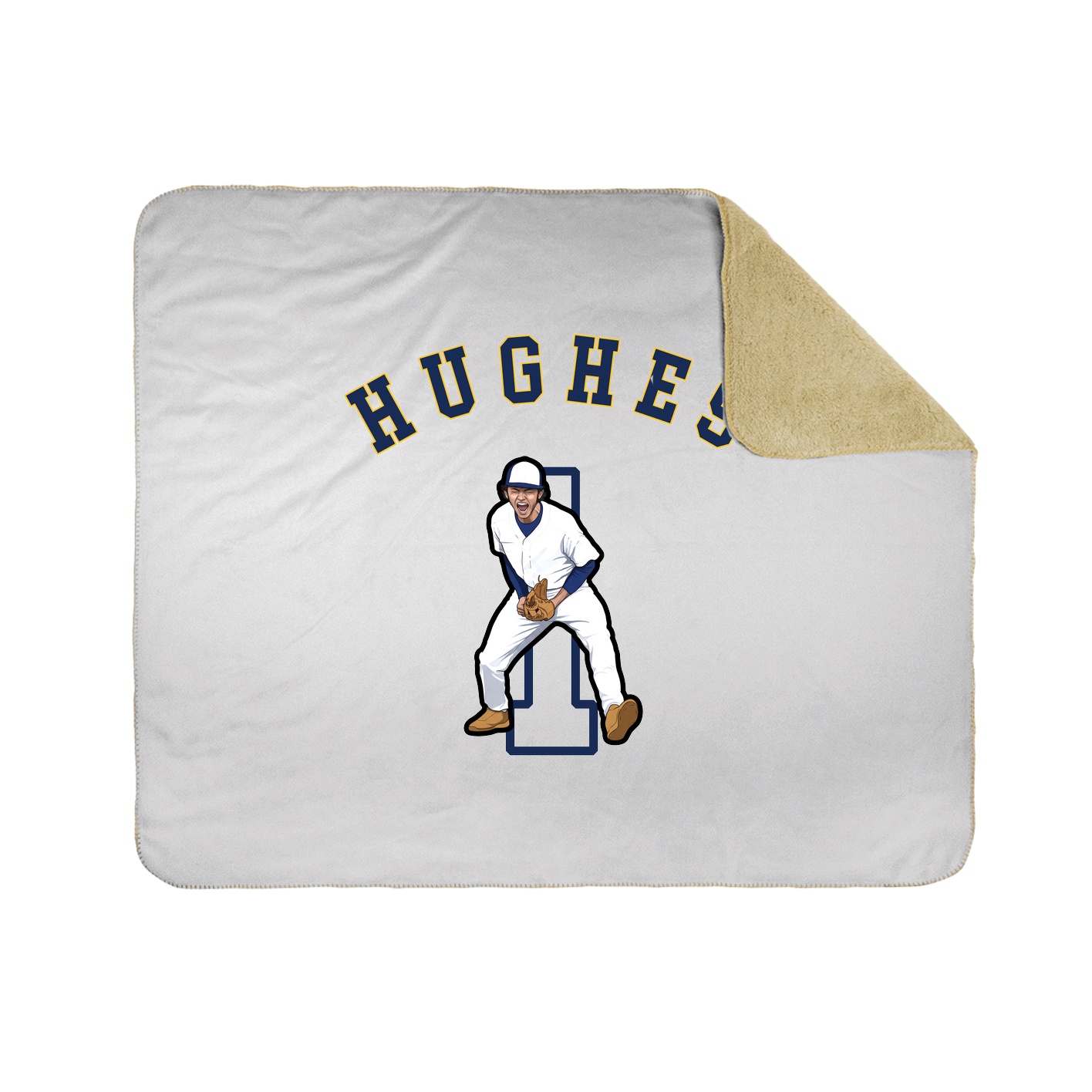 50x60 Sherpa Lined Throw Blanket