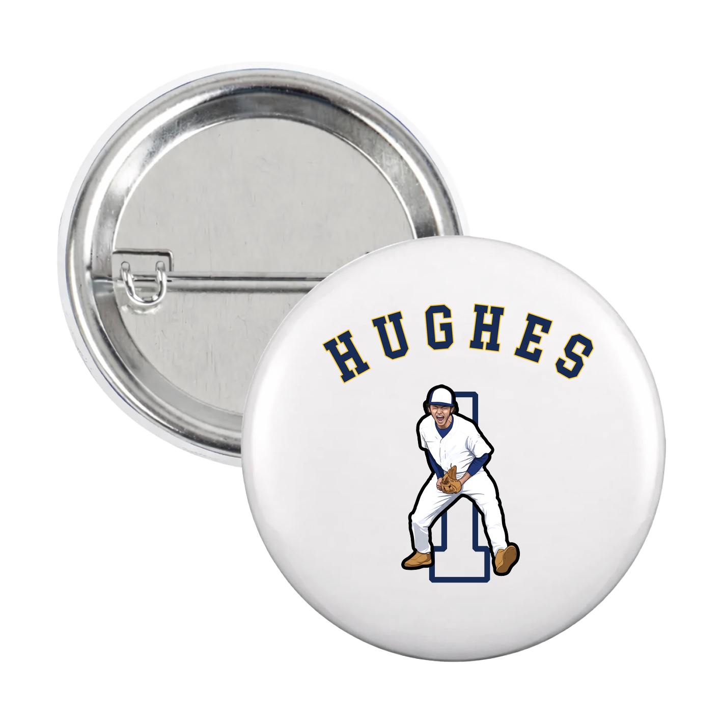 Game Day Button — Shirsey Arch in White