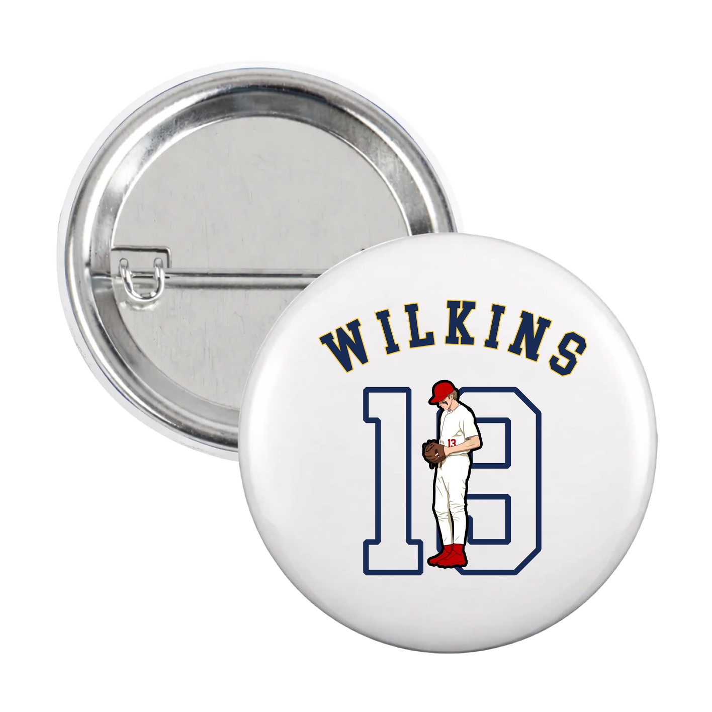 Game Day Button — Shirsey Arch in White