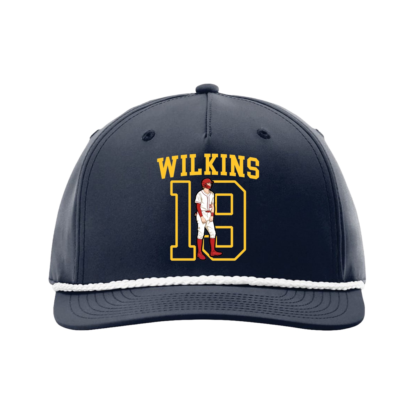Five-Panel Classic Rope Cap — Shirsey in Navy