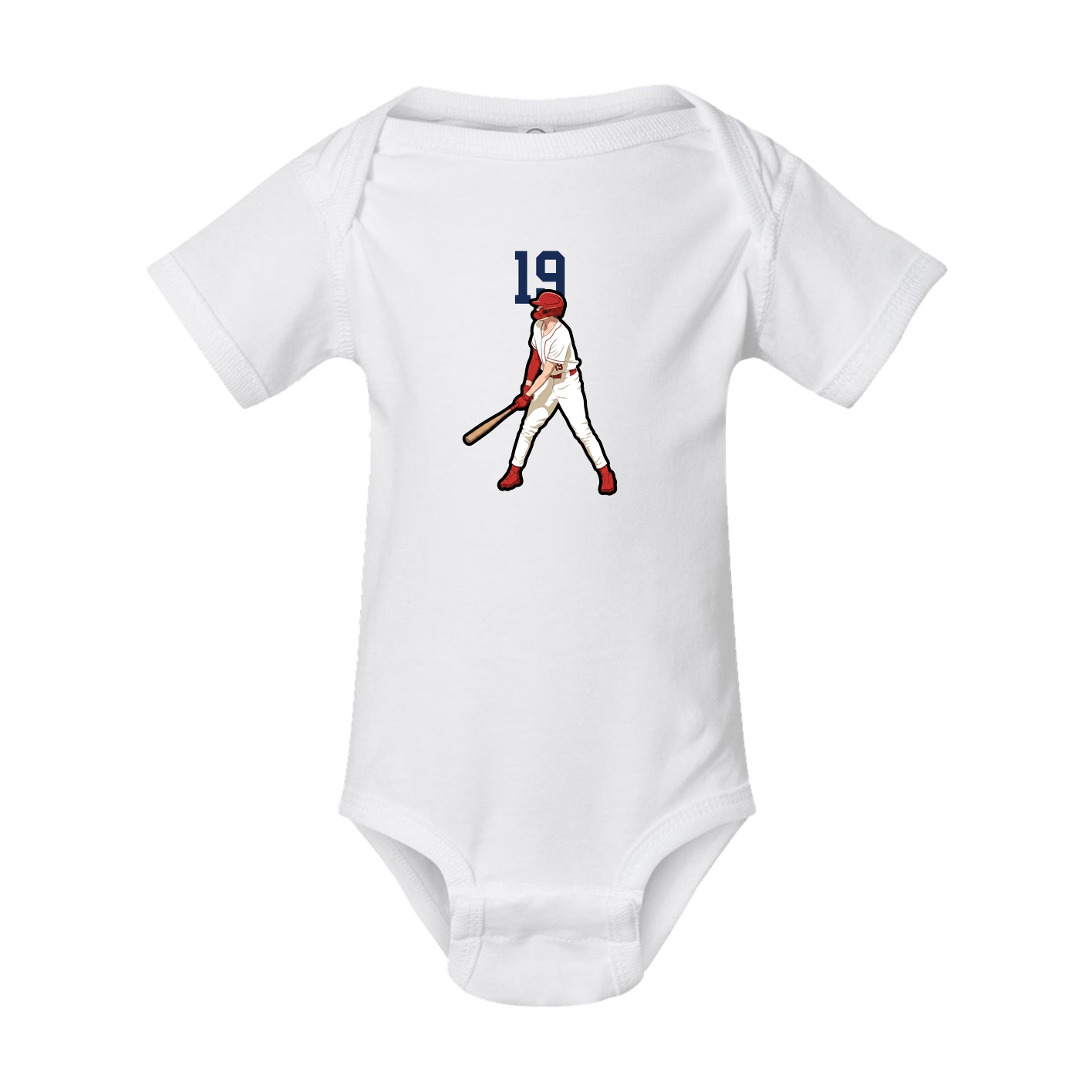 Baby Onesie — Number Top in White