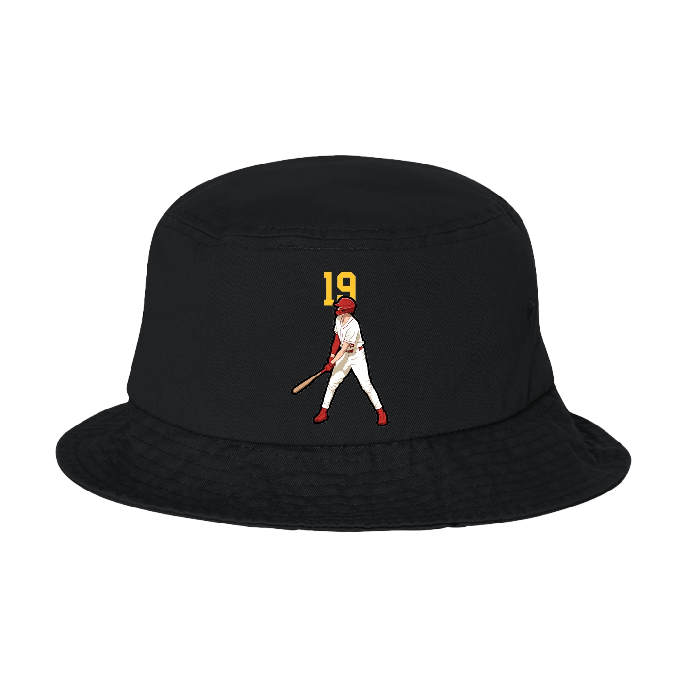 Bucket Cap — Number Top in Black
