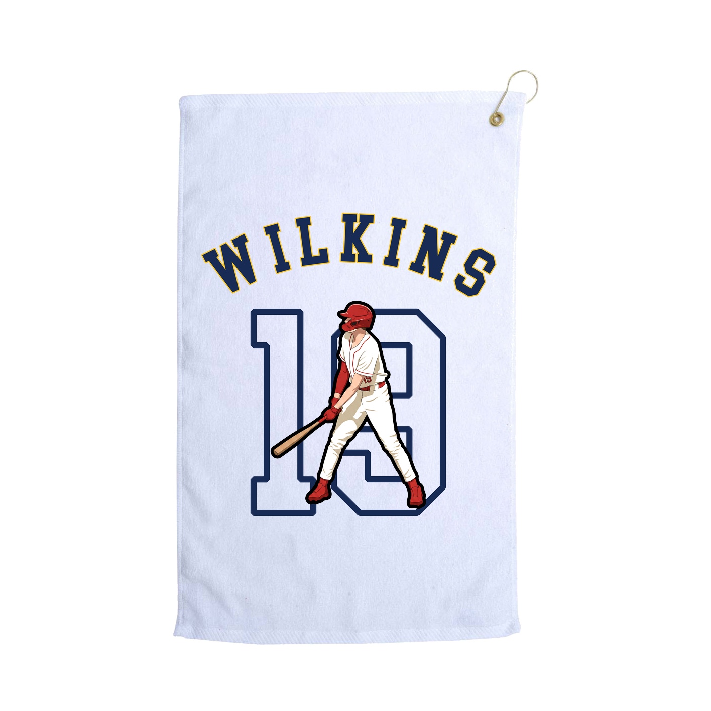 Golf Towel — Shirsey Arch in White