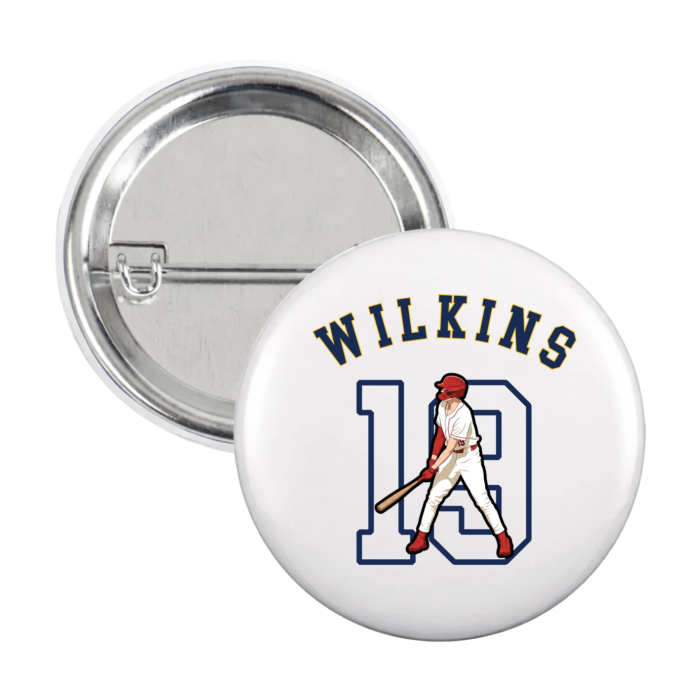 Game Day Button — Shirsey Arch in White