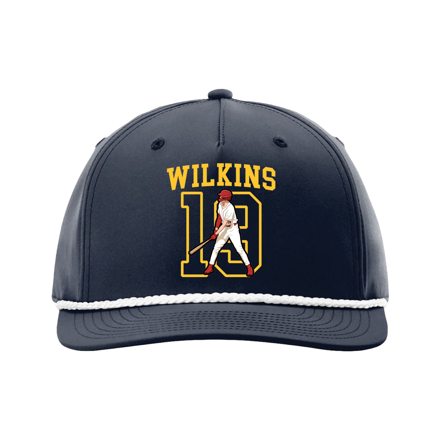 Five-Panel Classic Rope Cap — Shirsey in Navy