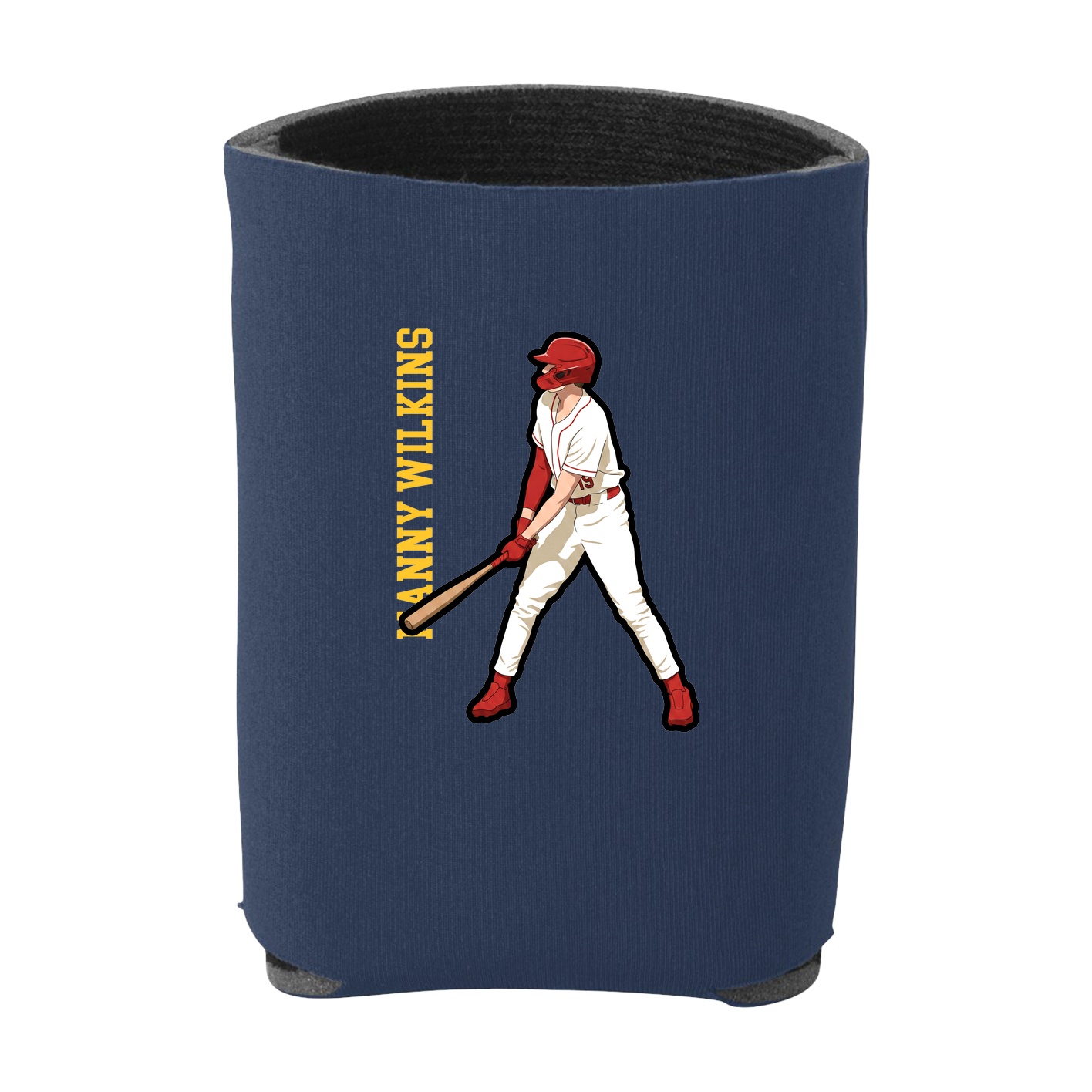 Can Holder — Name Vertical in Navy
