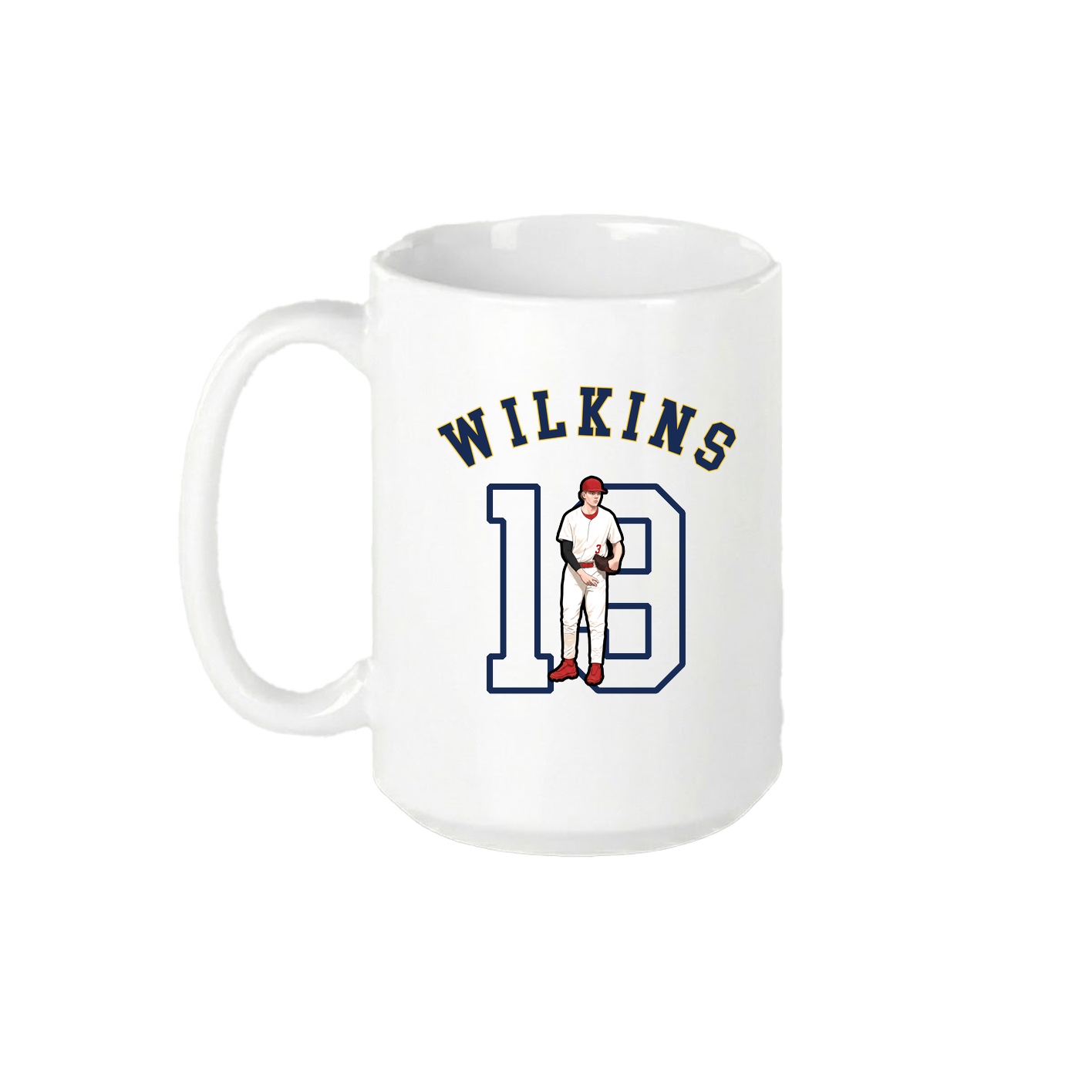 15oz Coffee Mug — Shirsey Arch in White