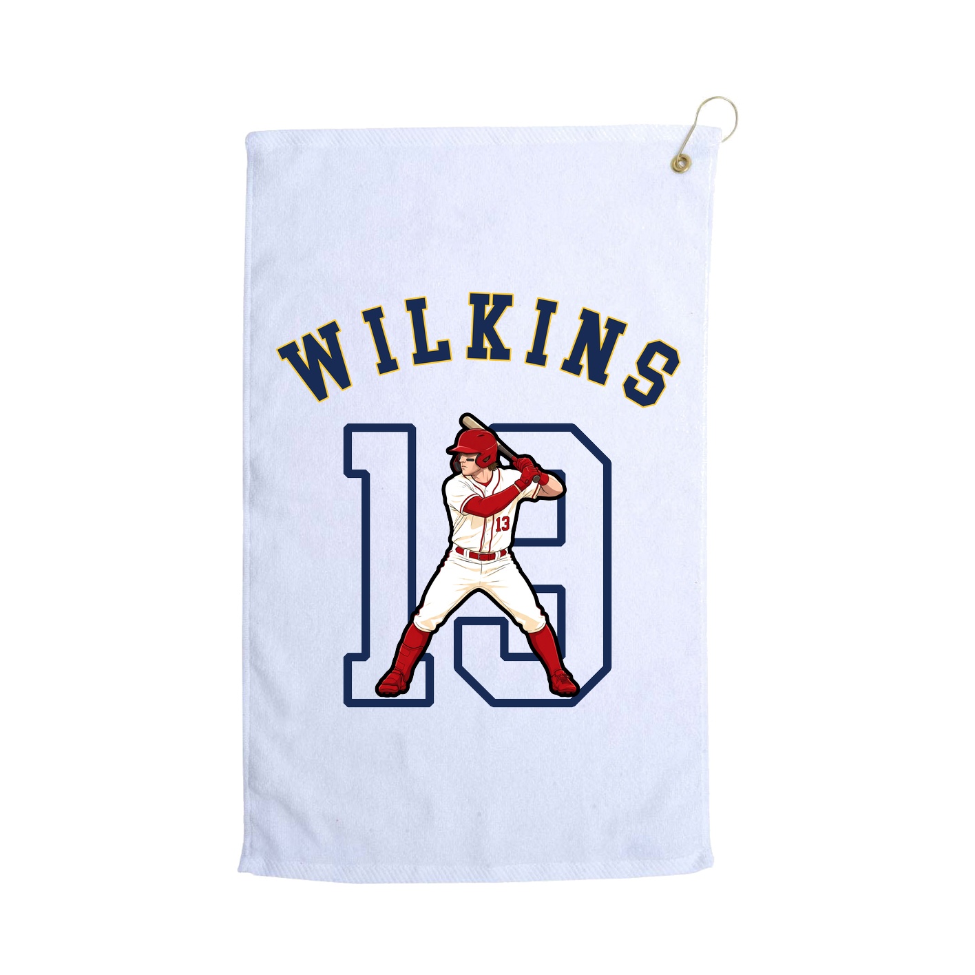 Golf Towel — Shirsey Arch in White