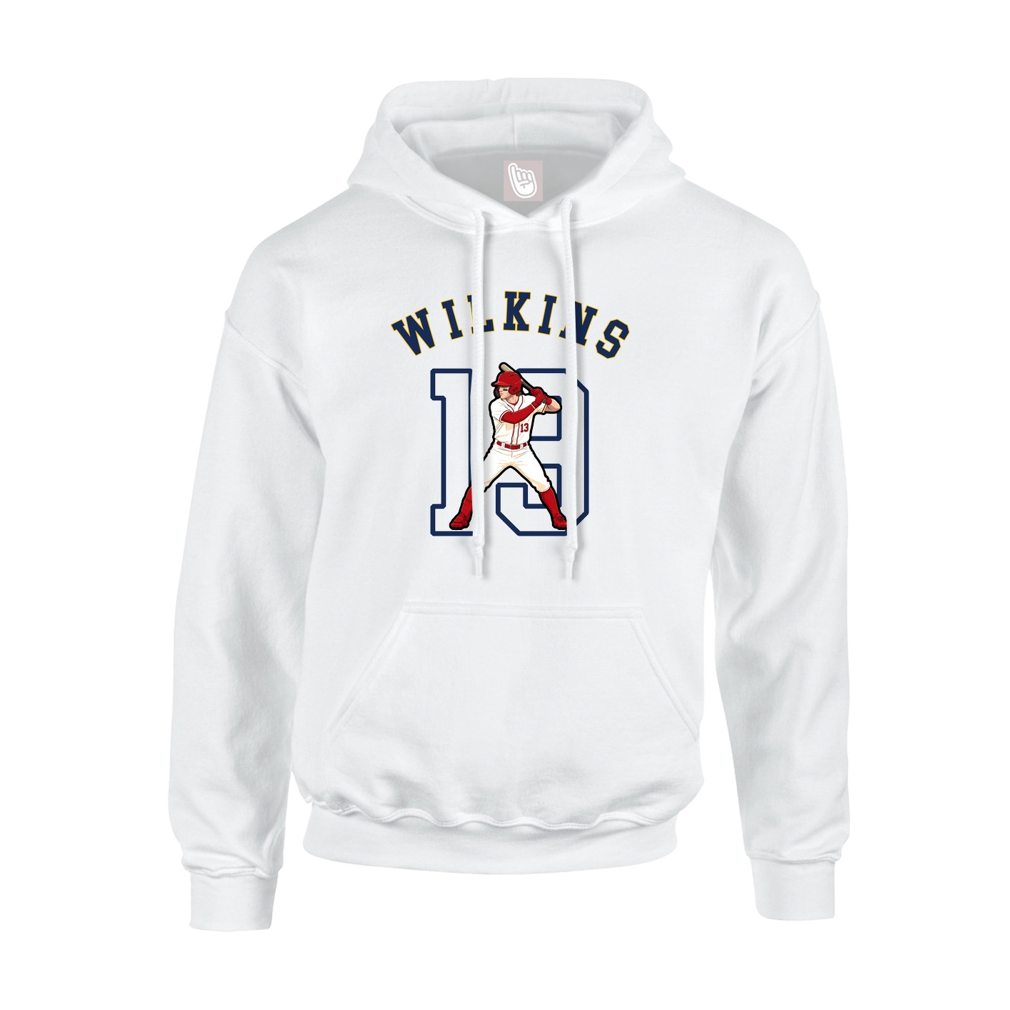 Youth Hoodie — Shirsey Arch in White