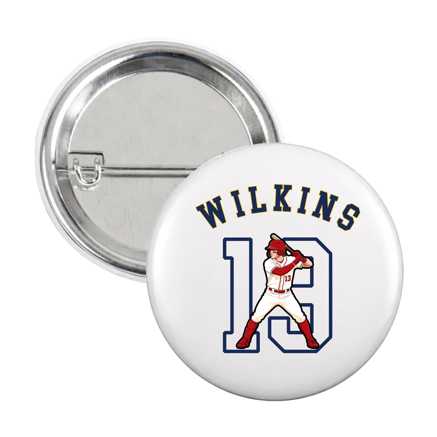 Game Day Button — Shirsey Arch in White