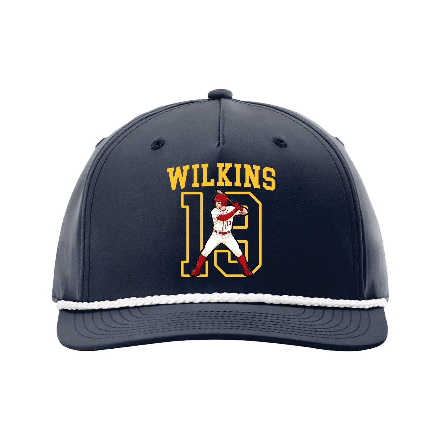 Five-Panel Classic Rope Cap — Shirsey in Navy