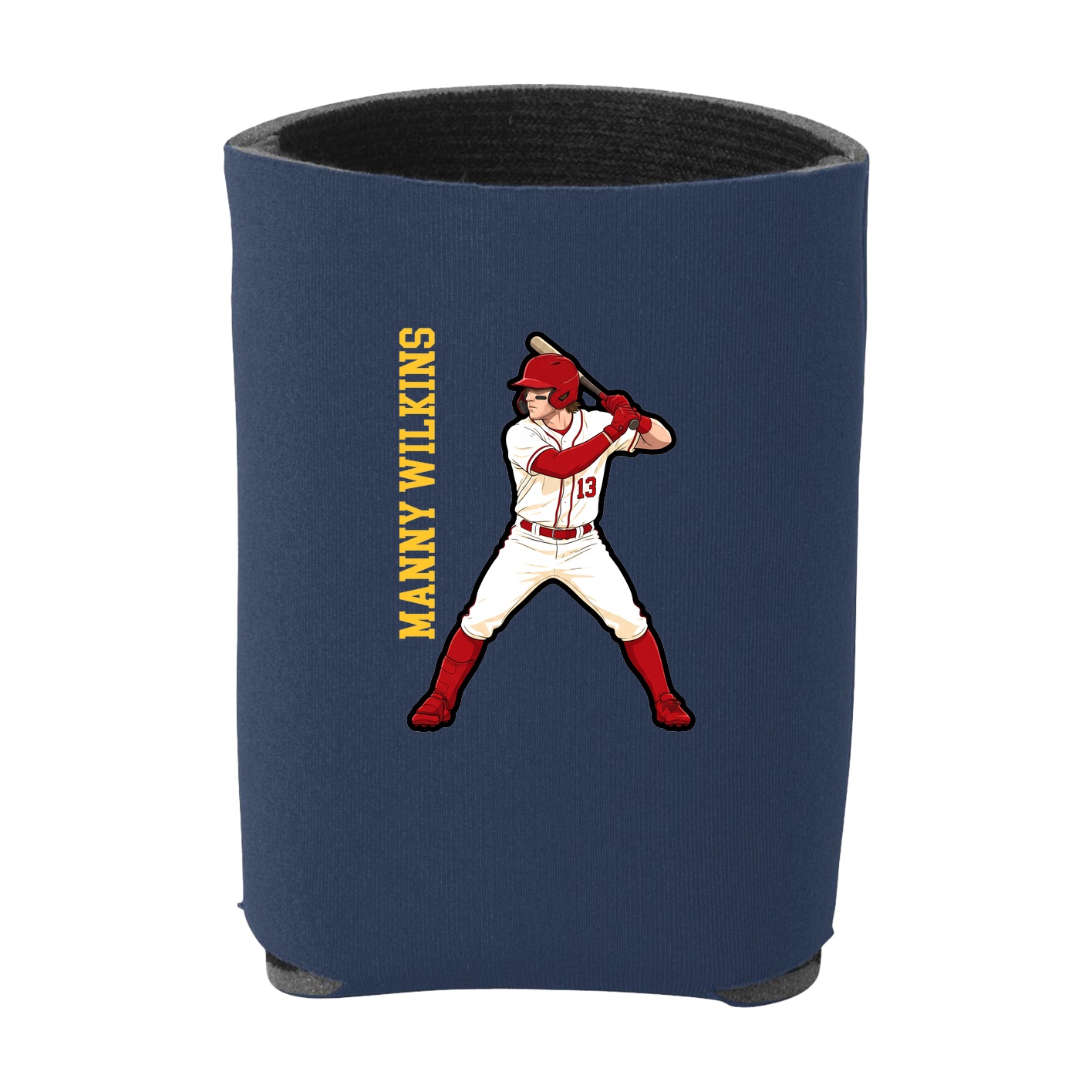 Can Holder — Name Vertical in Navy