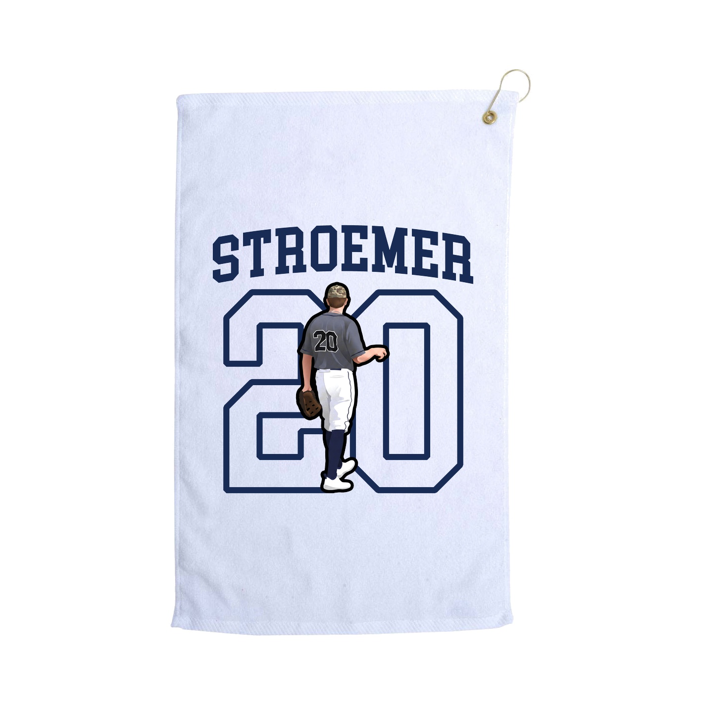 Golf Towel — Shirsey in White