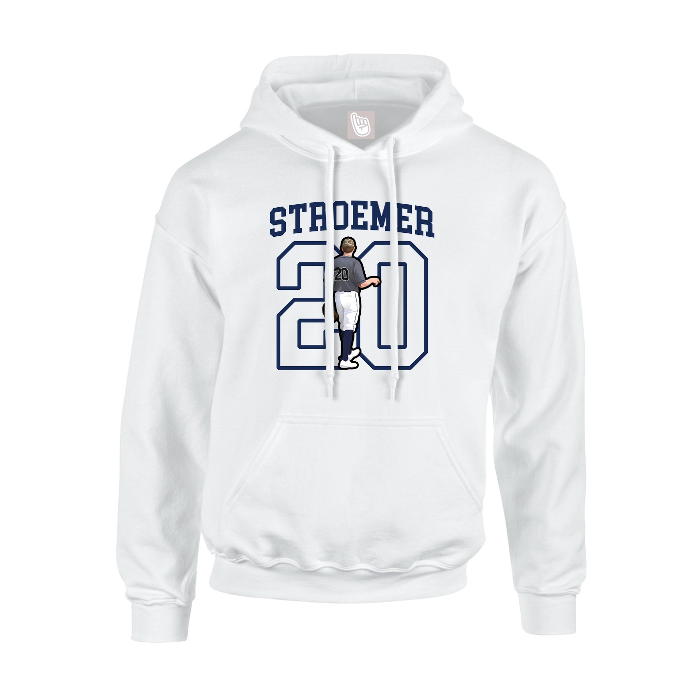 Hoodie — Shirsey in White