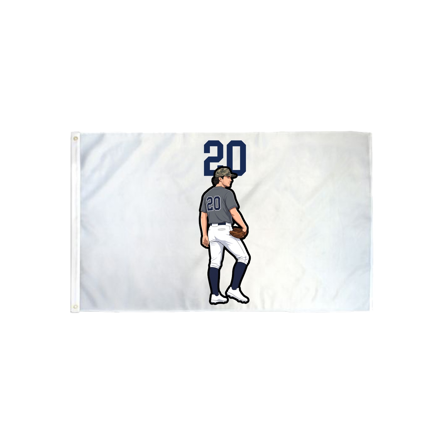 3x5 Flag — Number Top in Classic