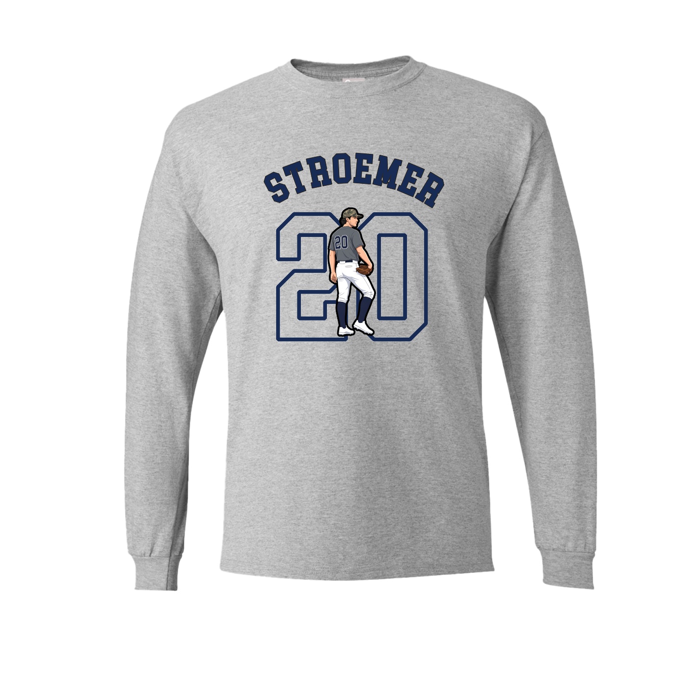 Long Sleeve Tee — Shirsey Arch in Grey