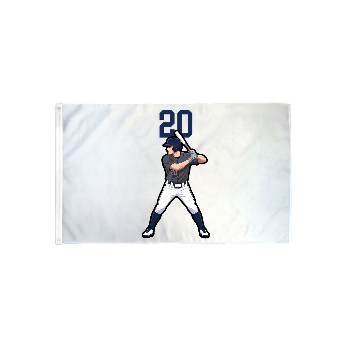 3x5 Flag — Number Top in Classic