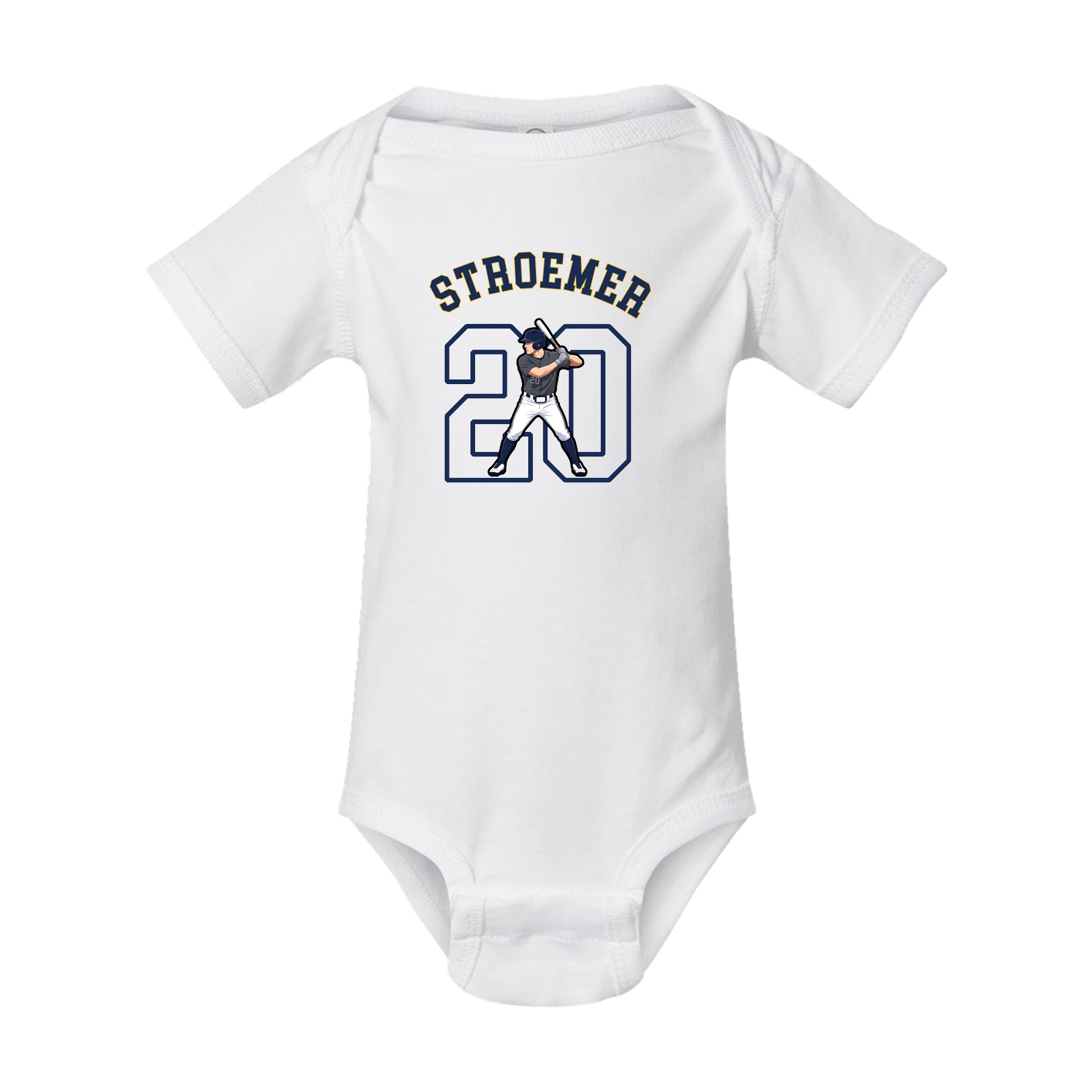 Baby Onesie — Shirsey Arch in White