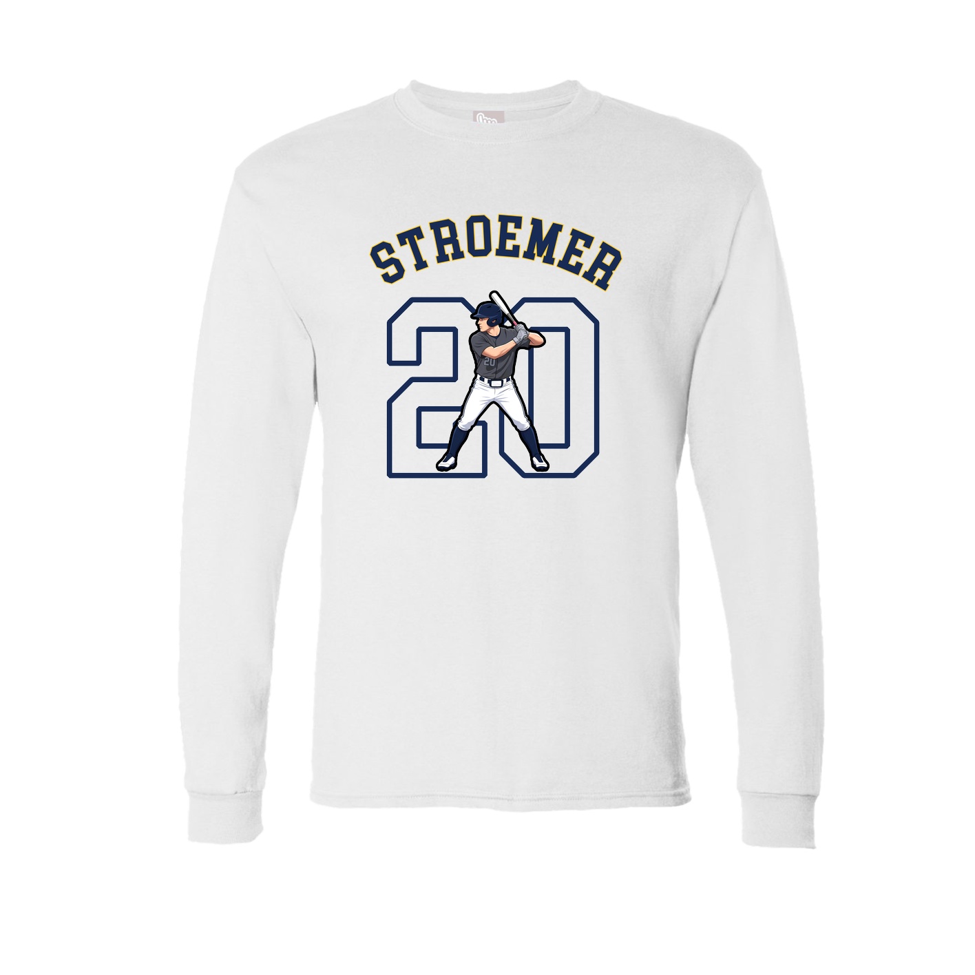 Long Sleeve Tee — Shirsey Arch in White