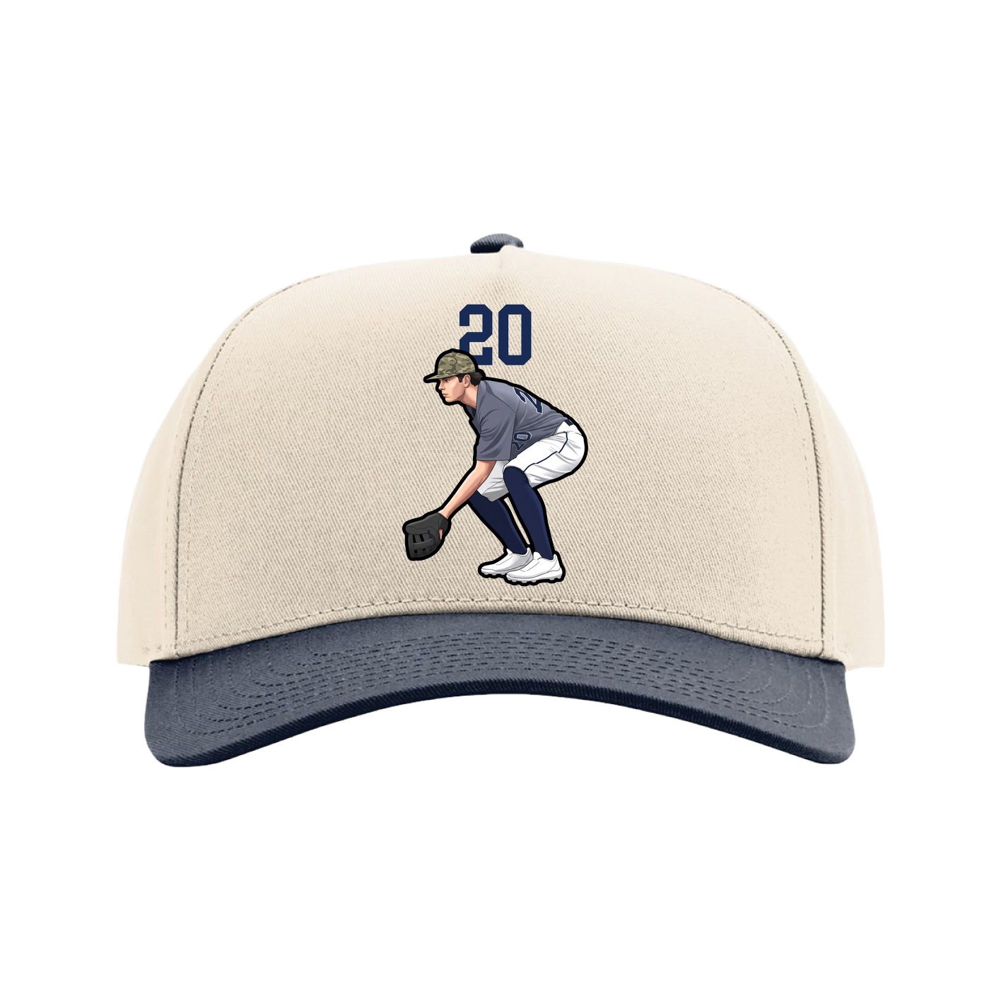 Full Fabric Five-Panel Champ Cap